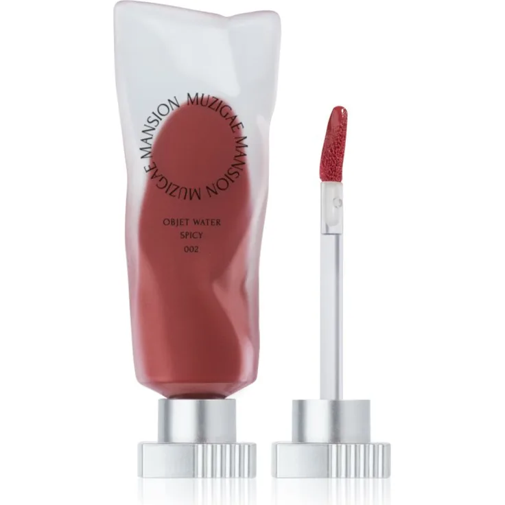 MUZIGAE MANSION Objet Water, feuchtigkeitsspendender flüssiger Lippenstift Farbton 002 Spicy, 5,8 ml