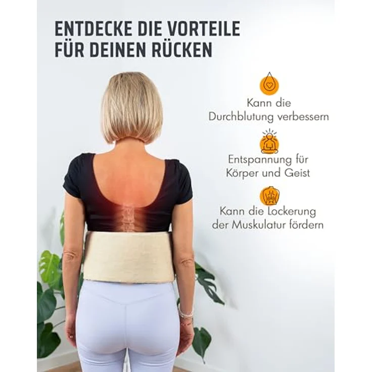 NEOLYMP Akupressur Komplettset mit Matte, Fußmatte, Gürtel, Stirnband & Übungen, nachhaltige Entspannung mit natürlichen Materialien – Bild 4