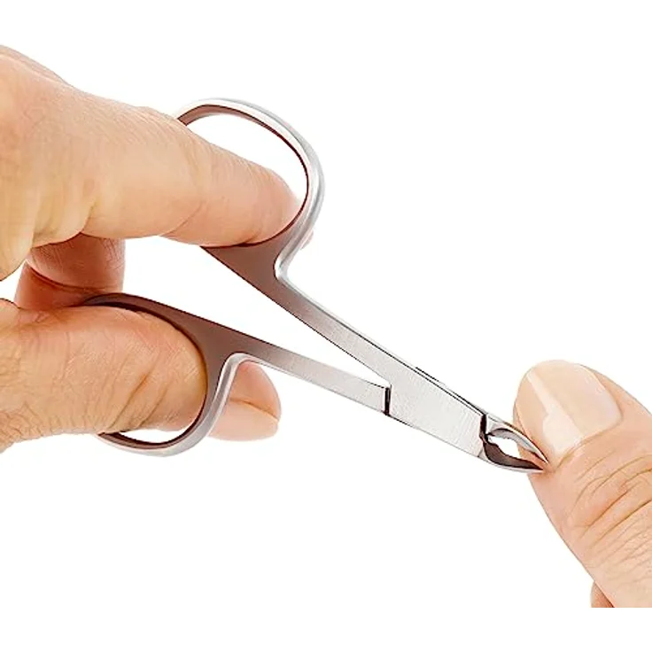 REMOS Hautzange in Scherenform, 4 mm Schneide aus rostfreiem Edelstahl, 8 cm - Präzise Nagelhautpflege für Fuß- und Fingernägel – Bild 5