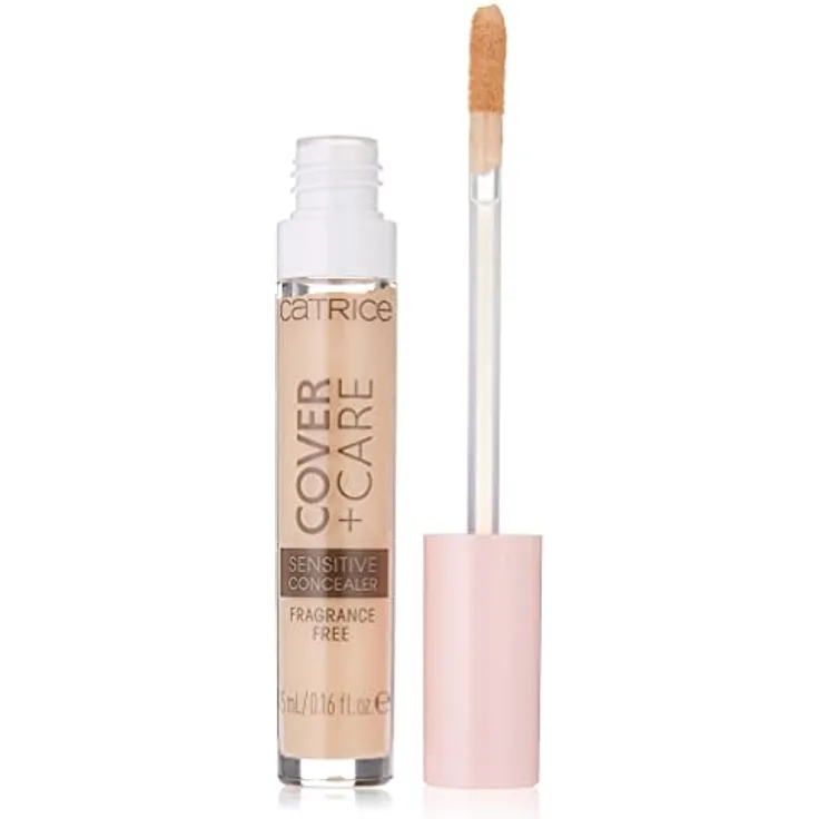 Catrice Cover + Care Sensitive Concealer, Abdeckstift, Nr. 008W, nude, Anti-Pickel, beruhigend, aufhellend, pflegend, Haut, langanhaltend, natürlich, vegan, ölfrei, wasserfest (5ml)