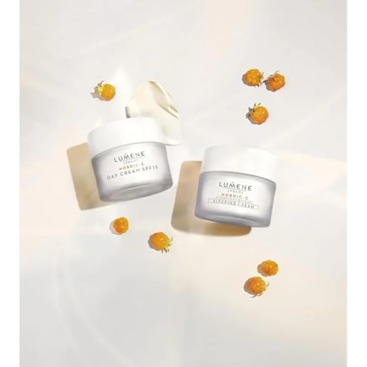 Lumene Gesichtspflege Nordic-C Day Cream SPF15 Gesichtscreme 50 ml mit pflegender Wirkung – Bild 4