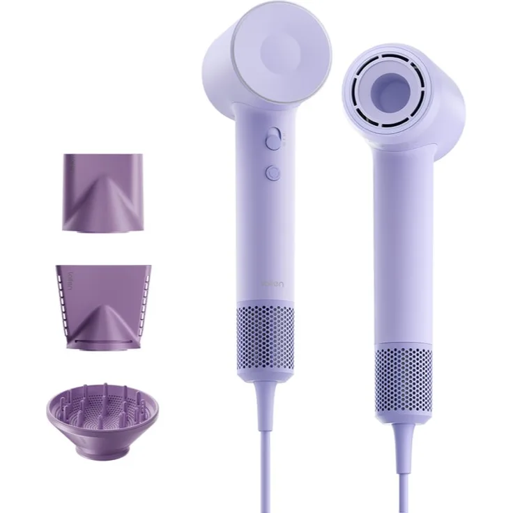 Laifen SE 2 Special Haartrockner, lila, mit Ionen-Technologie, Geschwindigkeits- und Temperaturregelung, Kaltluftfunktion, Diffusor