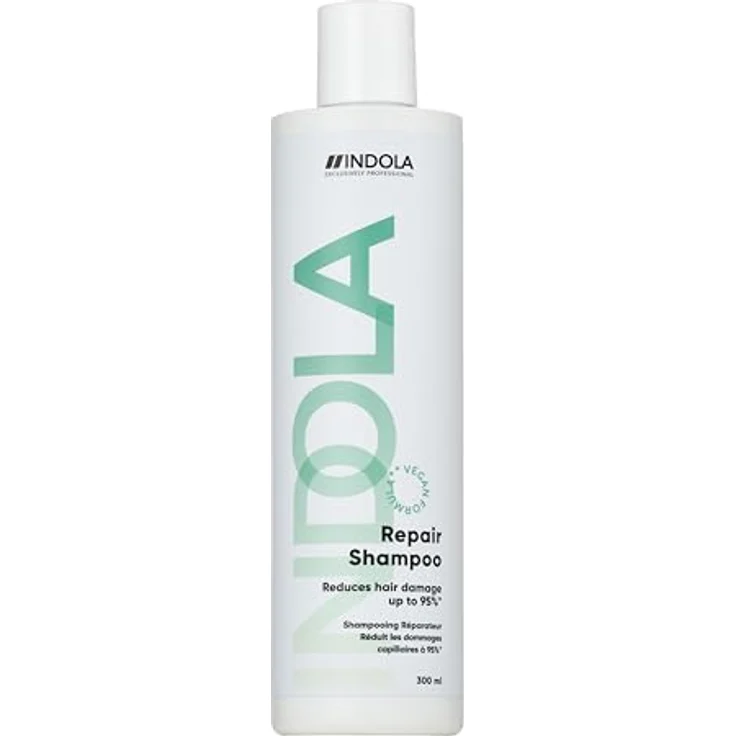 Indola Repair Shampoo 300 ml, repariert Haarfasern, ideal für trockenes und chemisch behandeltes Haar – Bild 2