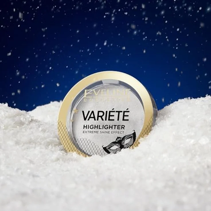 Eveline Cosmetics Variété Glow Enhancing Highlighter Puder, strahlendes Finish mit natürlichen Inhaltsstoffen, 10g – Bild 5
