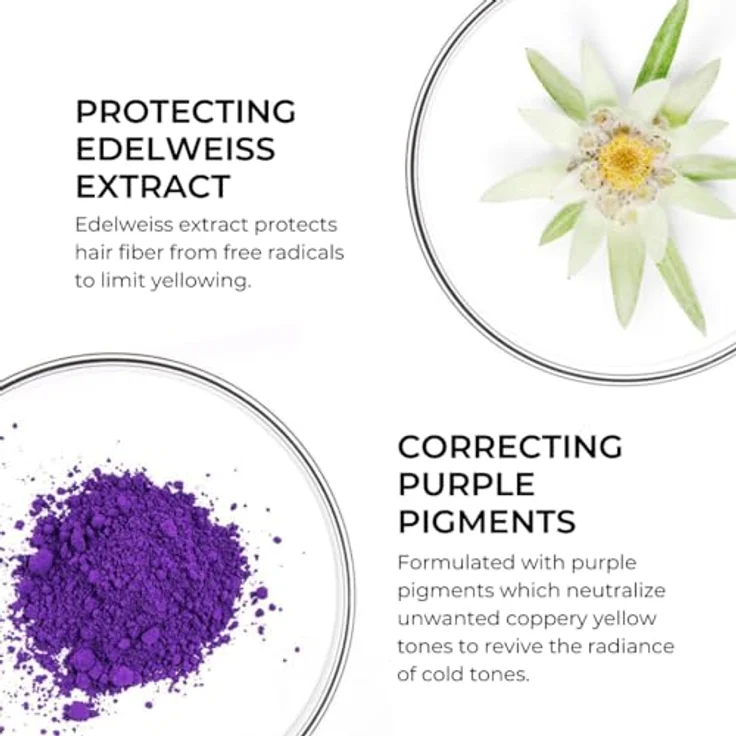 Phyto VIOLET No Yellow Shampoo 250 ml, Pflege für coloriertes Haar – Bild 3