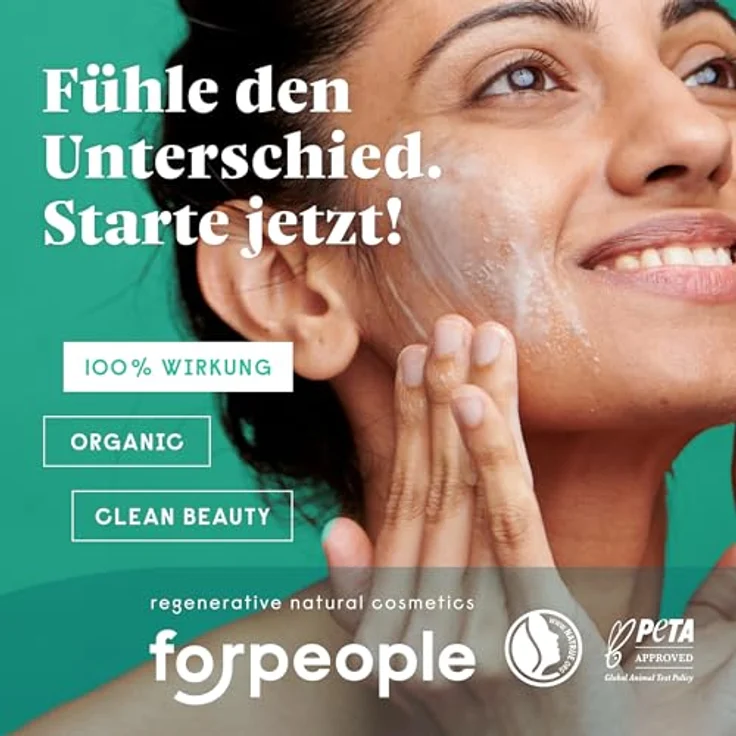 4 PEOPLE WHO CARE SOAP Feste Cremeseife mit Arganöl, 100 g, für alle Haut- & Haartypen, feuchtigkeitsspendend – Bild 5
