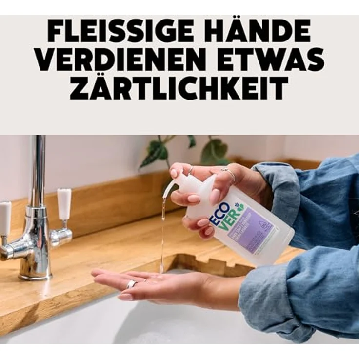 Ecover 285428 Handseife Lavendel 5 L 11 Sprachen VOC 03% für Alle Hauttypen geeignet – Bild 4