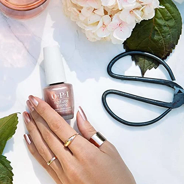 OPI Nature Strong | Langanhaltender Nagellack | Vegane Formel mit Natürlichen Inhaltsstoffen | bis zu 7 Tage Halt | mit ProWide Pinsel für den perfekten Auftrag | Pinktönen | Thistle Make You Bloom | 15 ml – Bild 3
