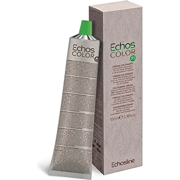 Echos Echosline Coloring Cream 5.0, Haarfärbemittel ohne PPD und Resorcin, mit Bio-Grüntee