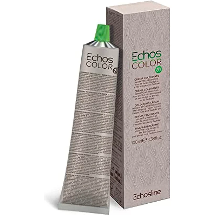 Echos Echosline Coloring Cream 5.0, Haarfärbemittel ohne PPD und Resorcin, mit Bio-Grüntee