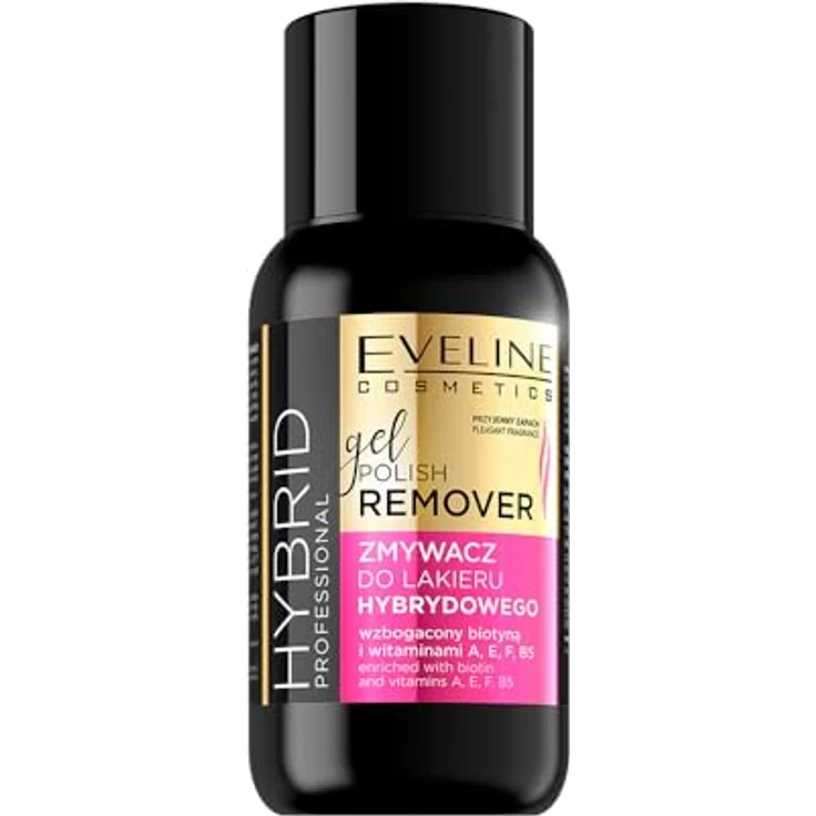 Eveline Gel Polish Remover Hybrid Profi mit Biotin und Vitamin A 150 ml – Bild 2