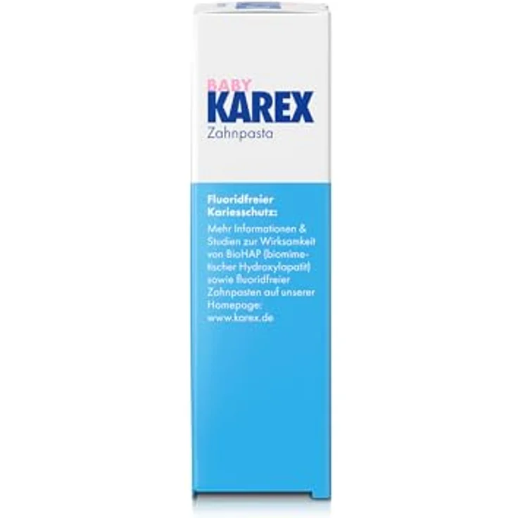 BABY KAREX Zahnpasta 50 ml 0–2 Jahre, ohne Fluorid, mit BioHAP – sanfter Kariesschutz ab dem ersten Zahn – Bild 4