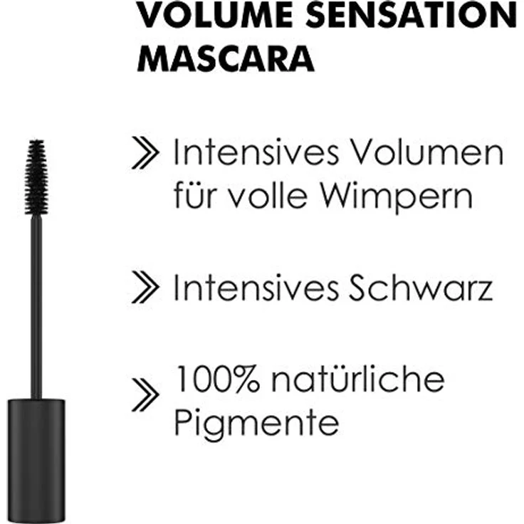 Sante Volume Sensation Wimperntusche 01 Black 12 ml  – Bild 5