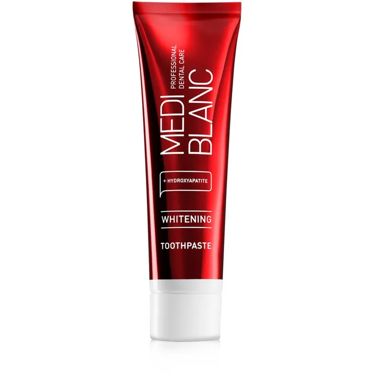 MEDIBLANC Zahnpasta MEDIBLANC Whitening 100ml - für natürliches Weiß, reduziert Zahnempfindlichkeit, entfernt Verfärbungen, schützend und remineralisierend