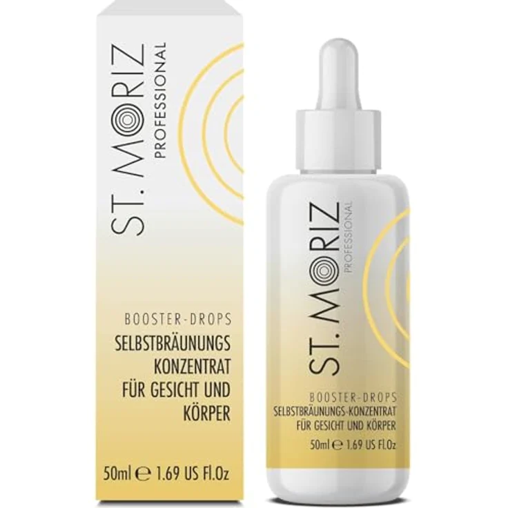 ST. MORIZ Professional Clear Face Tanning Drops, Selbstbräuner für Gesicht, dermatologisch getestet, 50ml – Bild 1