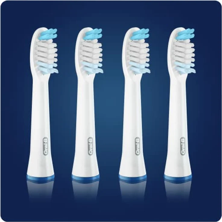 Oral-B Pulsonic Clean Aufsteckbürsten für Schallzahnbürsten, 4 Stück, effektive Plaqueentfernung, sanfte Reinigung – Bild 3