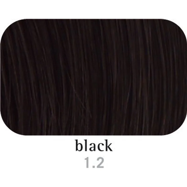 Ellen Wille Power Pieces Haarteil Ouzo Black, Fransig gearbeitetes Haargummi mit 10-25 cm Haarlänge aus hochwertigem Synthetikhaar – Bild 3