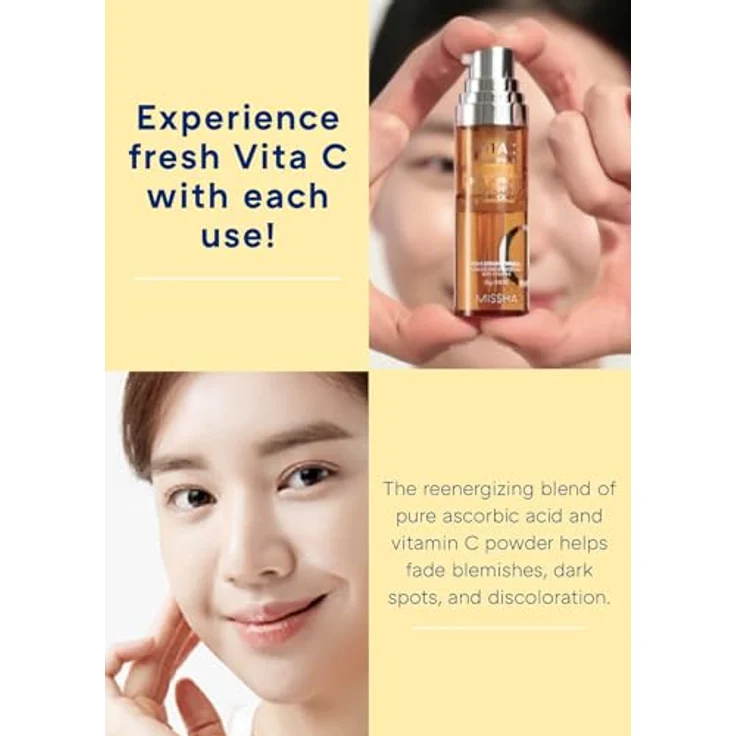 MISSHA Vita C Plus Spotkorrekturkonzentrat Ampulle 50 g / 0,52 fl.oz. Brightening Serum mit 10% reiner Vitamin C - MISSHA – Bild 5