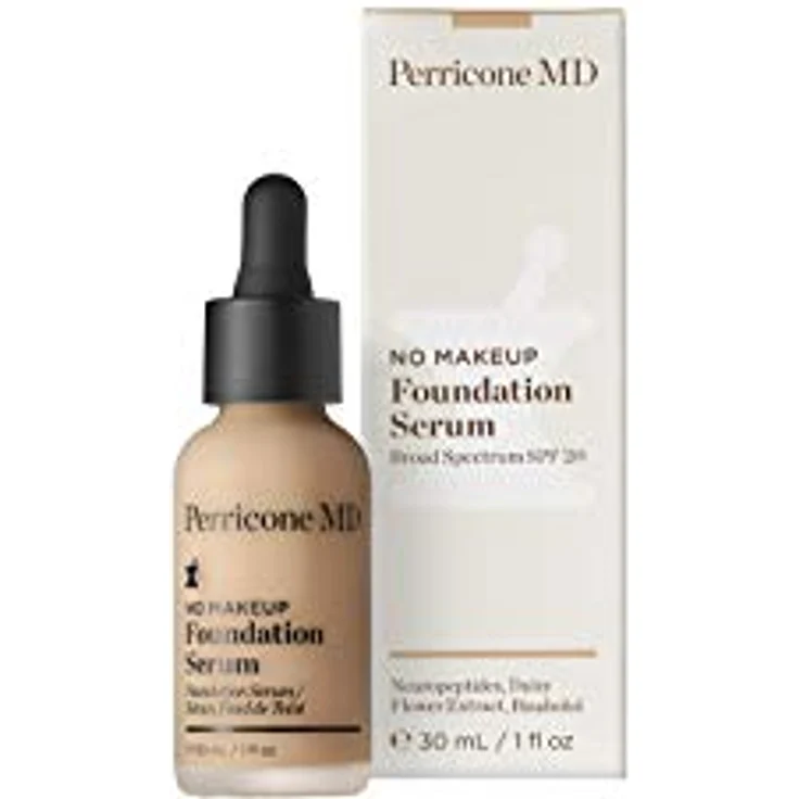 Perricone MD No Makeup Foundation Serum, Teintverbessernde Foundation mit SPF 20, verschiedene Farben erhältlich, 30 ml – Bild 1