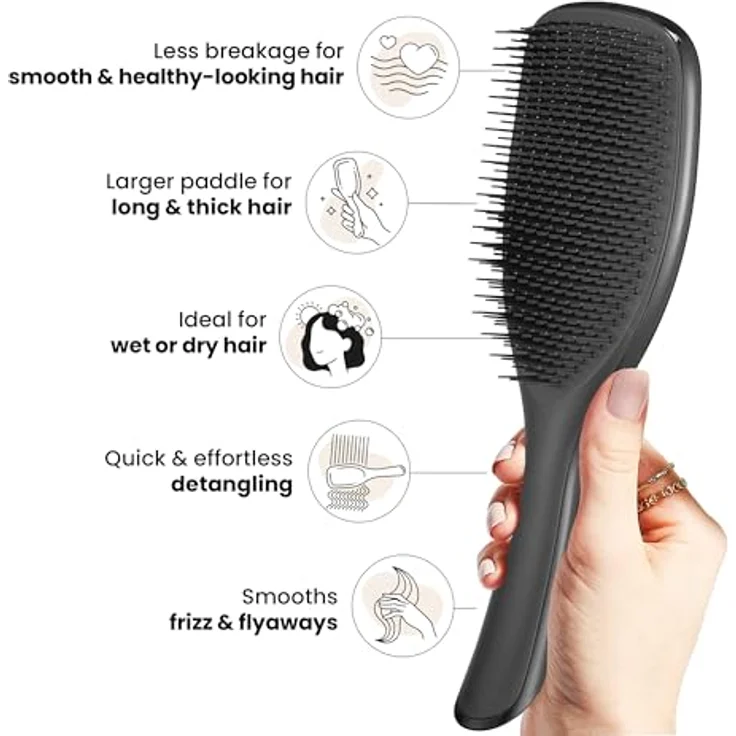 Tangle Teezer Bürste The Wet DetanglerLarge Bürste Wet Detangling Brush schwarz – Bild 4
