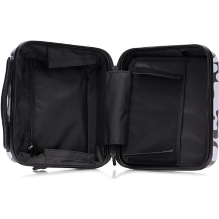 Mandarina Duck LOGODUCK Moire Beauty CASE, Beauty Case in rigido policarbonato mit alltäglicher Organisation, verstellbarer und abnehmbarer Tragegurt, Smart Sleeve für Koffer-Integration – Bild 3
