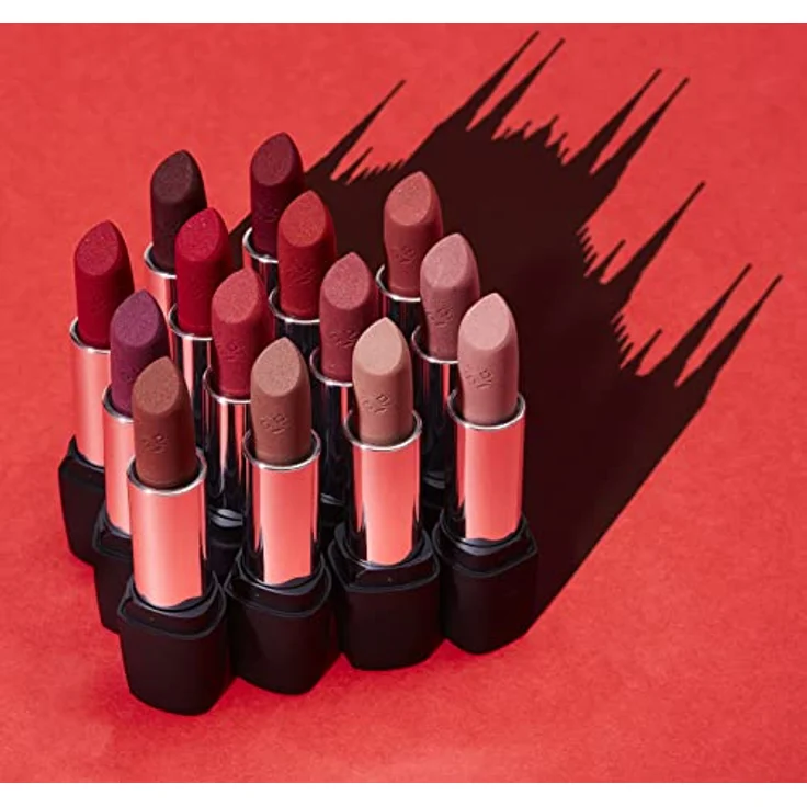 Deborah Milano Red Mat, Lippenstift 33 Timeless Red, matt mit Kollagen und Hyaluronsäure, nährend und beruhigend, 4,5 g – Bild 3