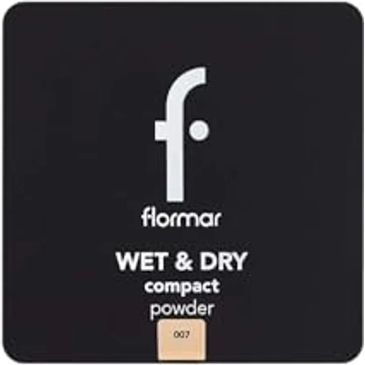 Flormar Wet and Dry Compact Powder, Puder mit natürlichem Matt-Effekt, 10 g, Caramel Peach – Bild 2