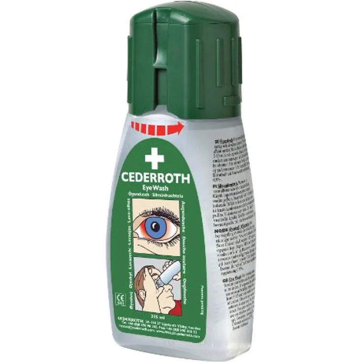 Cederroth Augenspülflasche, mobile Anwendung, 1 x 235 ml