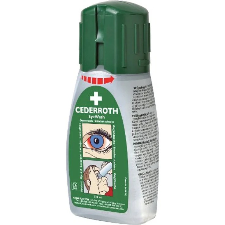 Cederroth Augenspülflasche, mobile Anwendung, 1 x 235 ml