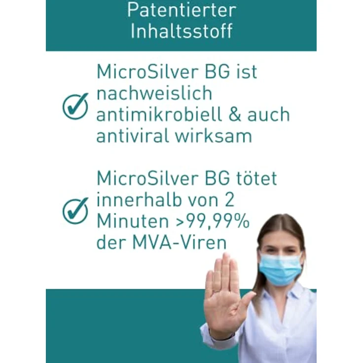 N1 Mikrosilber Handcreme für sehr trockene Hände 50 ml [inkl. Desinfektion] - Handcreme rissige Hände + Desinfektionsmittel für Hände in einem Produkt – Bild 5