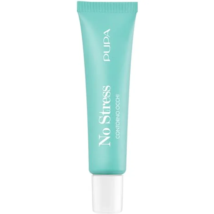 Pupa No Stress Augenkontur 15 ml, Anti-Taschen und Augenringe, 90% natürliche Inhaltsstoffe, kühlend und komfortabel