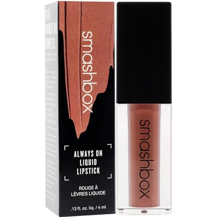 Smashbox Always On Liquid Lipstick, matter Flüssig-Lippenstift in Stepping Out, 4 ml mit hoher Pigmentierung und schnellem Trocknungs-Effekt – Bild 3