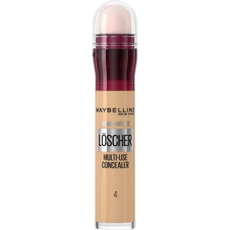 Maybelline New York Abdeckstift, Instant Anti-Age Effekt Concealer, Löscher Mit Mikro-Lösch-Applikator, Nr. 04 Honey, 6,8 Ml – Bild 1