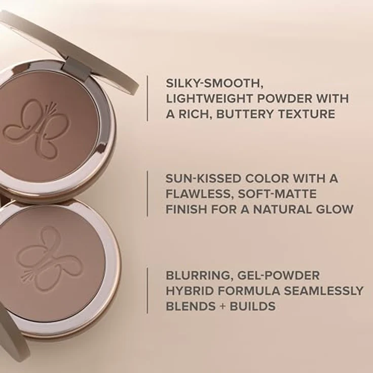 Anastasia Beverly Hills Smooth Blur Bronzer, bronzierender Puder mit mattem Effekt, Farbton Bronze Bay, 10 g – Bild 5