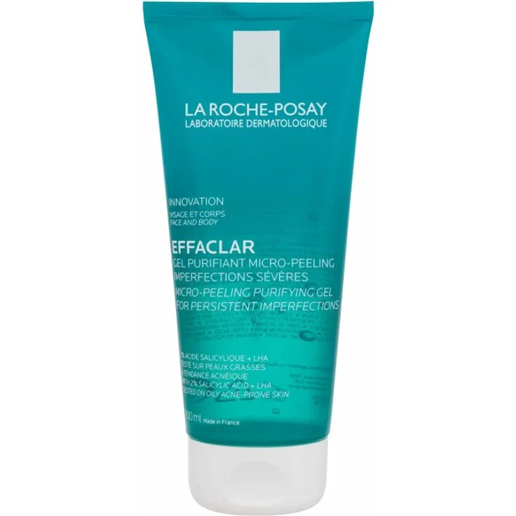 Roche-Posay Effaclar Mikro-Peeling Reinigungsgel 200 ml, für Damen und Herren