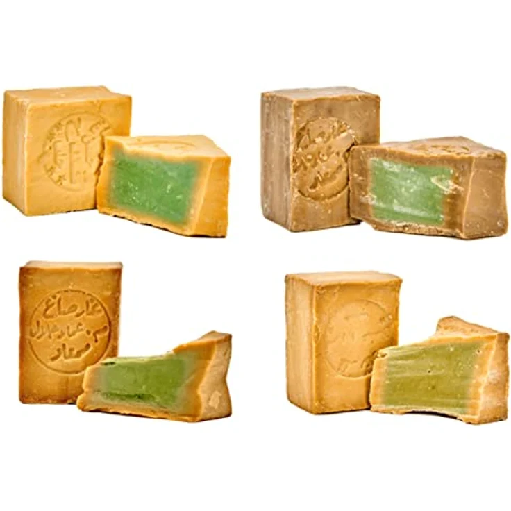 Carenesse original Aleppo Seifen SIEGER Paket 4 x 200 g. Ausgezeichnete TOP Platzierungen mit Lorbeerölanteilen 5% 15% 20% 40% Olivenölseife Haarseife Naturseife Duschseife Traditionelle Handarbeit – Bild 2