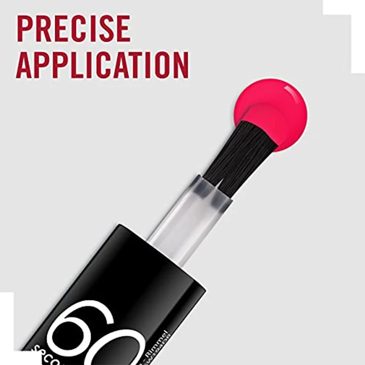 Rimmel London 60 Seconds Super Shine Schnelltrocknender Nagellack 8 ml Farbton 430 Coralicious – Bild 4