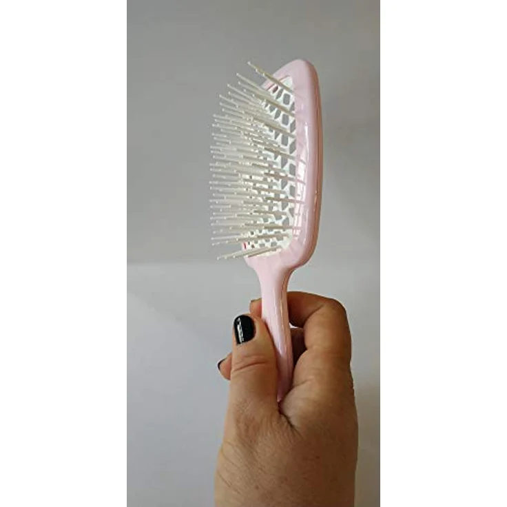 Janeke Superbrush große flache Haarbürste, für nasses und trockenes Haar, 20,3 x 8,5 x 3,1 cm, 1 St. – Bild 3