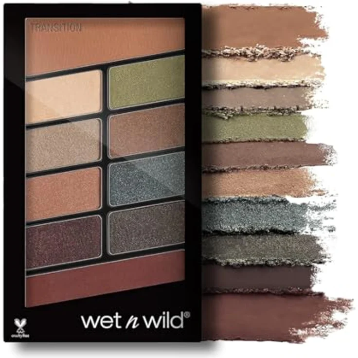 Wet 'N' Wild Augen Make-up Lidschatten Palette Make-up 10 hochpigmentierte Farben - Mix aus Schimmer + Matt in einer Lidschattenpalette 21,8 g – Bild 2