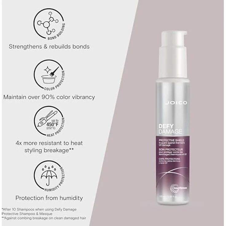 Joico Defy Damage Schutzschild, 100 ml für Geschädigtes Haar geeignet – Bild 3