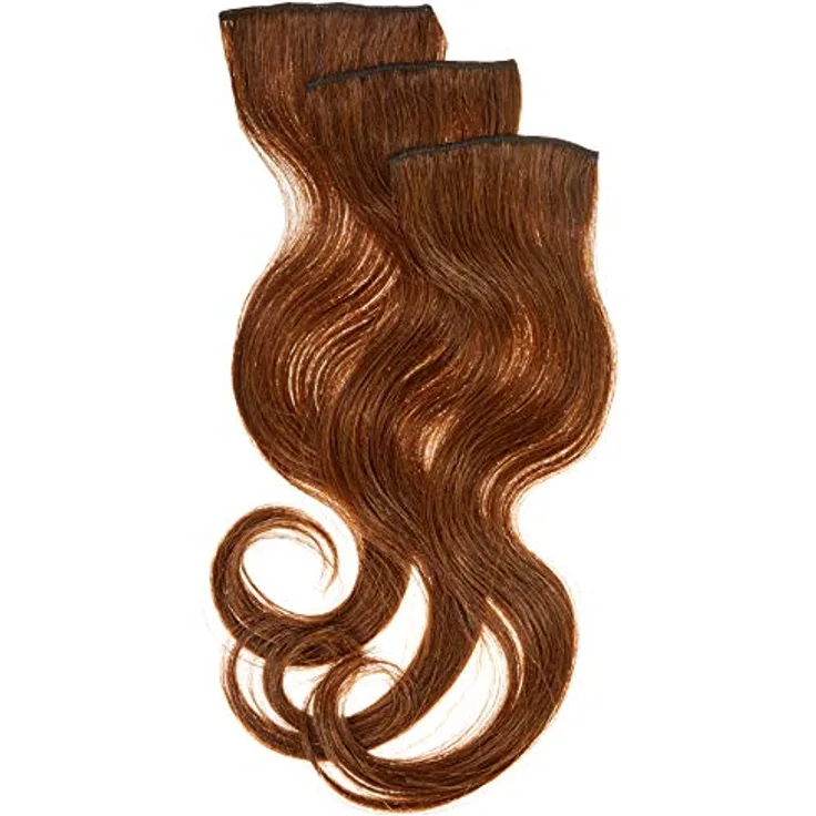 Balmain Double Hair Extensions, Echthaar 3 Stück, Nuance L6, 40 cm, wiederverwendbar, für alle Haartypen
