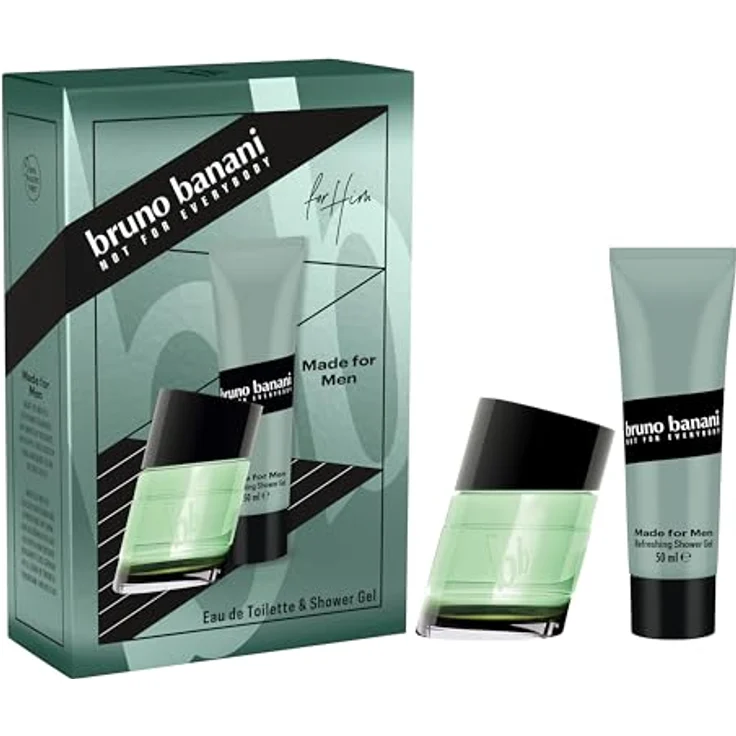 bruno banani Geschenkpackung Made for Men Eau de Toilette 30ml + Duschgel 50ml – Bild 3