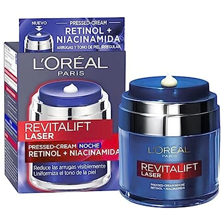 L'Oréal Paris Revitalift Laser Crema Noche Con Retinol Y Niacinamida 50 Ml, Gesichtscreme mit hochwertiger Qualität – Bild 1