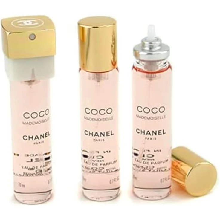Chanel Coco Mademoiselle femme/woman, Eau de Parfum, 3 x 20 ml (1 Taschenzerstäuber und 2 Nachfüller) - Orientalisch, frisch – Bild 5