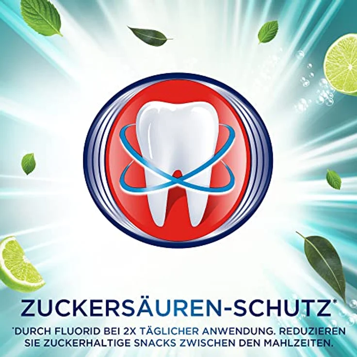 Odol-med3 SENSES revitalising Eukalyptus, Limette & Minze Zahnpasta, 1 Stk. – Bild 3