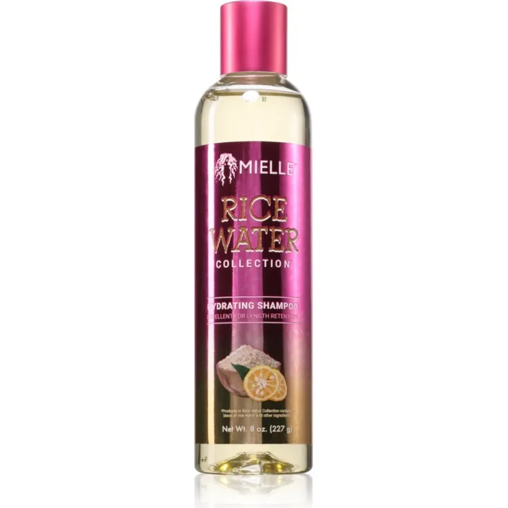 Mielle Rice Water Shampoo, stärkendes Haarshampoo mit Yuzu-Extrakt für Glanz und Volumen, 227 g