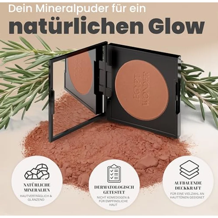 Egypt-Wonder Kompakt-Puder Compact Single Mineral Bronzing Powder Pearl 11 g – Bild 4