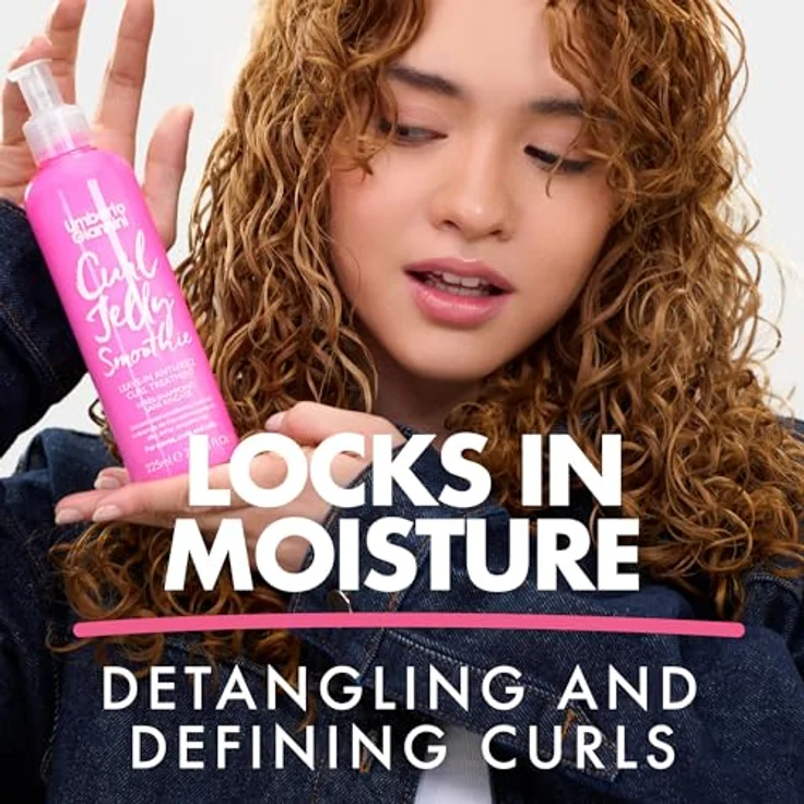 Umberto Giannini Curl Jelly Smoothie Conditioner, silikonfreier Leave-in Conditioner mit Sheabutter und Sonnenblumenöl, 200 ml – Bild 7