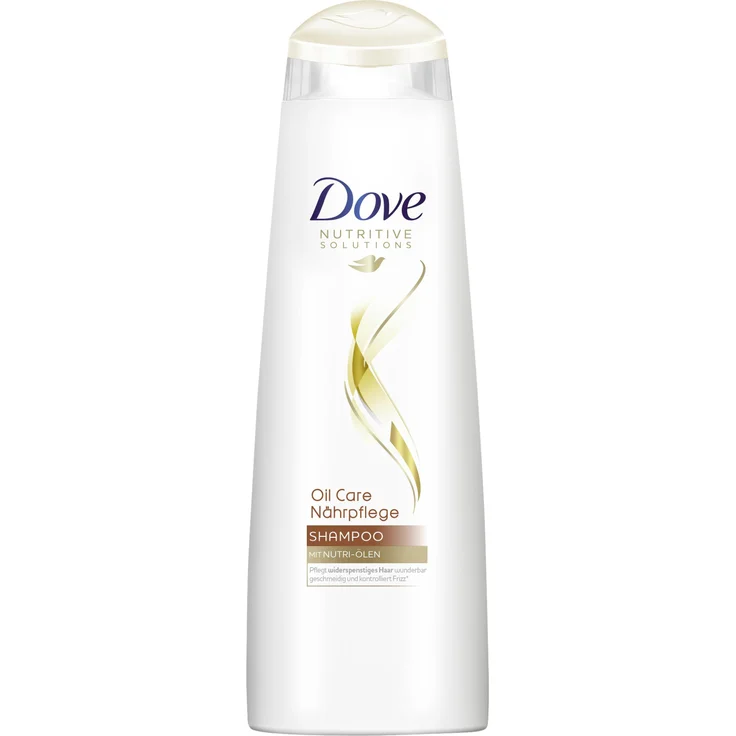 Dove OIL CARE NÄHRPFLEGE Shampoo, 250ml für geschmeidiges, trockenes Haar