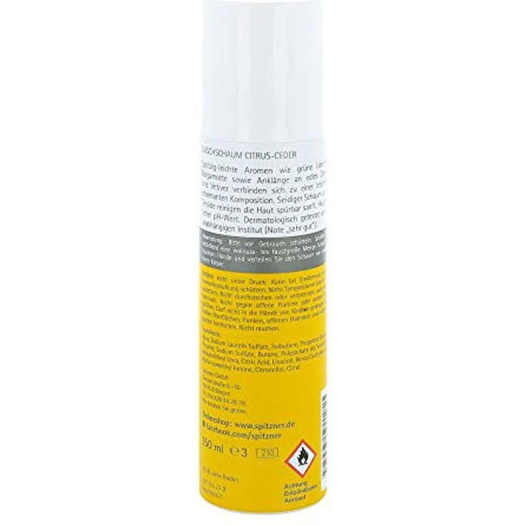 SPITZNER Duschschaum Citrus-Ceder 150 ml – Bild 3